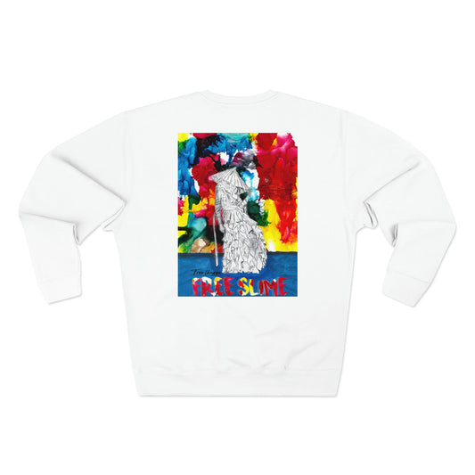 Colorful Thug Back Print Premium Crewneck Sweatshirt